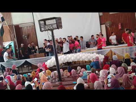 حفله استقبال الطلبه الجدد كليه تجاره الزقازيق 