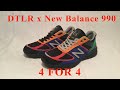 Обзор кроссовок New Balance 990 x DTLR, NB 990v5, Очередной яркий и прикольный коллаб 2019 года