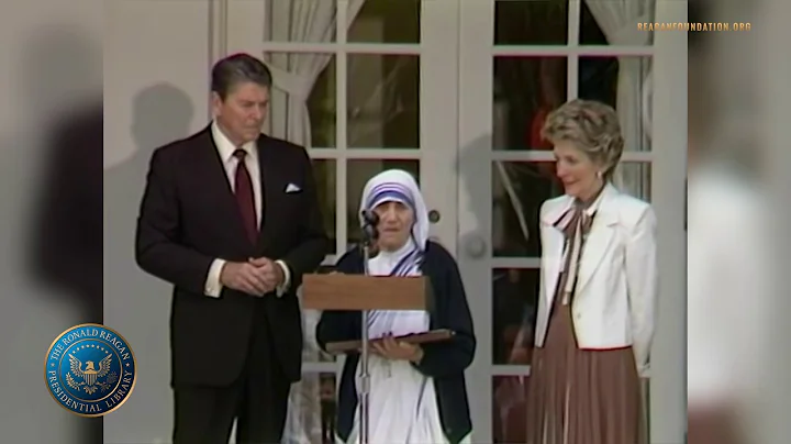 President Reagan Presenting the Presidential Medal...