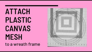 24 x 16 Plastic Mesh Canvas (MD0711) – The Wreath Shop