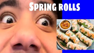 Uncle chefs spring rolls!!!!!!!!!