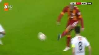 Galatasaray vs Konyaspor 4:1 Wesley Sneijder Fantastic Lob Goal   Türk Kupası 2015