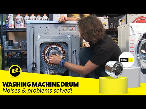 Video: Why is the drum hanging in the washing machine?