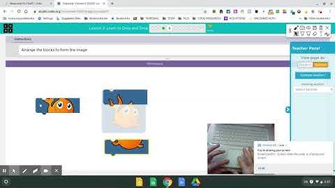 kinder drag and drop in Code.org