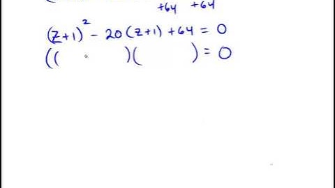 Solving an equation that can be written quadratic in form: Problem type 1