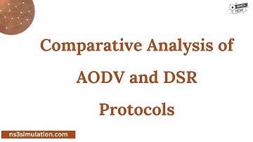 Comparative Analysis of AODV and DSR Protocols