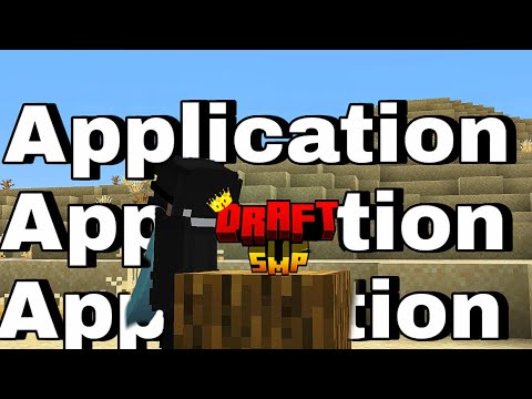 MY APPLICATION TO JOIN DRAFT SMP | SEASON 1 | - YouTube