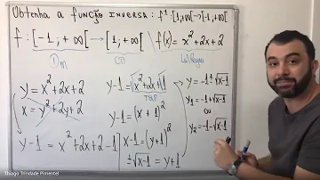 Como encontrar a fórmula da função inversa de uma função?
