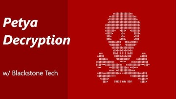 Petya Decryption! | My first video