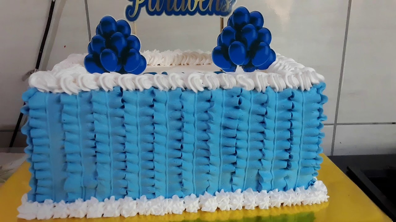 Glaucia Cake - Modelo de bolo masculino