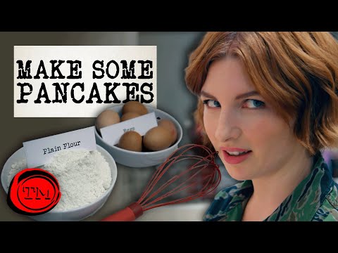 Make a Pancake with Objects Tucked Into Your Sweatband 