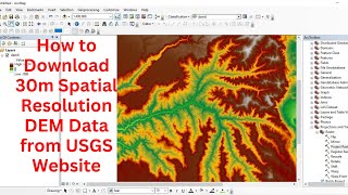 Step-by-Step Guide: How to Download 30m Spatial Resolution DEM Data from USGS Website