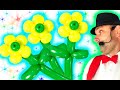 Необычный красивый цветок из шариков шдм ★ flower of long balloons ★ 长气球之花