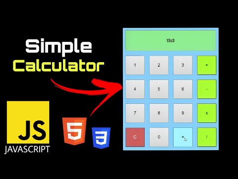How  programming Calculator with HTML & CSS & JAVASCRIPT | برنامج الآلة الحاسبة 📱طريقة مبسطة