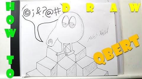 HOW TO DRAW QBERT