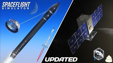 Nasa CAPSTONE Mission to The Moon In Spaceflight Simulator , Electron Rocket in SFS