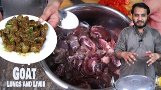 Smell Free Kaleeji and Phiphra Masala Recipe (Lamb Liver and Lungs)