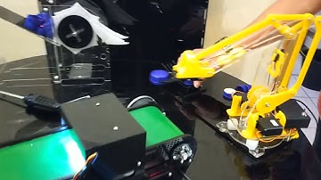 Automatic Object Sorter based on colour, using arduino Pneumatic Rejected, Arm Robot Take and place