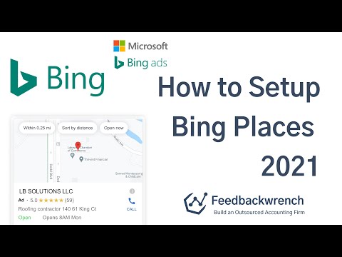 Bing Local SEO 2021 - How to setup BING PLACES for your small business