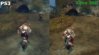 Viking: Battle for Asgard (PS3 vs Xbox 360 Graphics Comparison) -No Commentary-