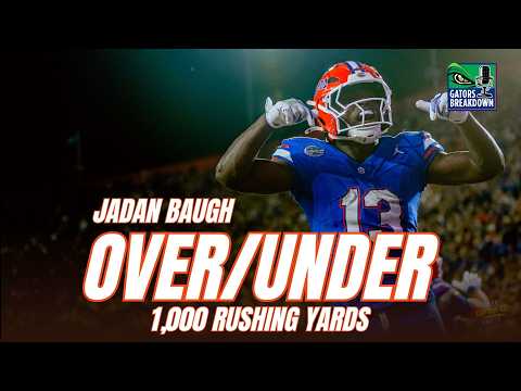 Jadan Baugh’s Encore: Over or Under 1,000 Rushing Yards for the Florida Gators?
