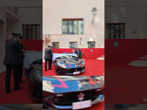 Video La prima Maserati con la divisa dei Carabinieri: la MCPura