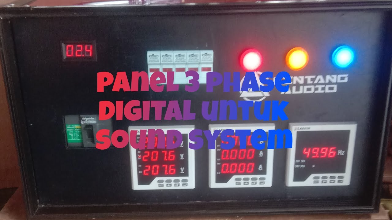 panel 3 phase digital larkin - YouTube