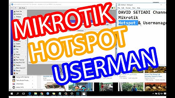 Mikrotik 6 - Hotspot mikrotik & Usermanager Mikrotik