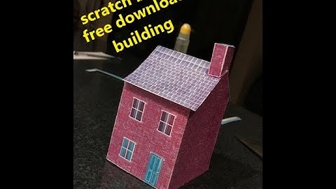 newbottle station - Scratch building free downloadable buildings - OO Guage railway