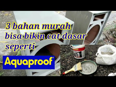 Dengan bahan  murah bikin cat  dasar  yang  hasilnya wah 