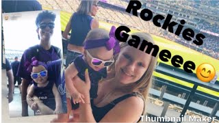 Teen mom vlog|| Rockies game with a baby!