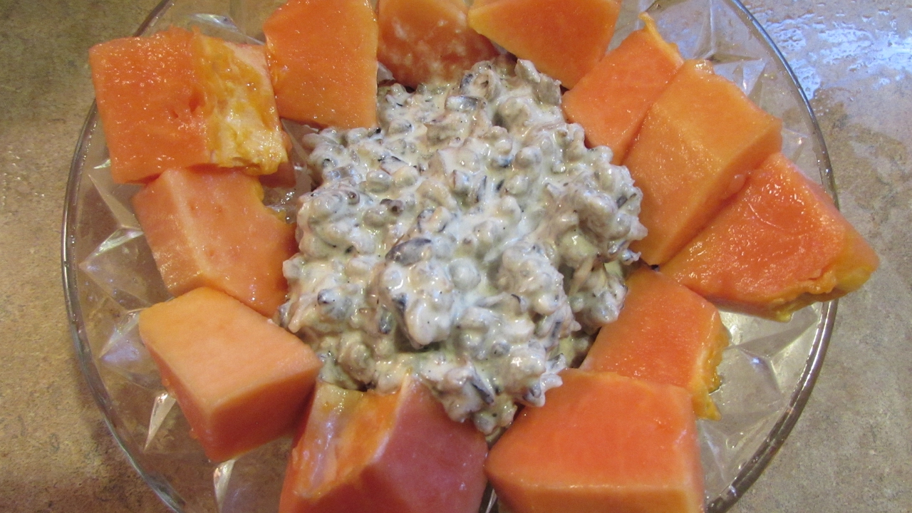 Wild Rice Pudding w/ Papaya YouTube