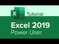 Excel 2019 Power User