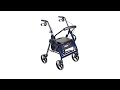 Drive Medical Duet Transport Chair/Rollator Walker