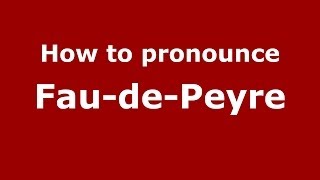 How to Pronounce ''Fauré Le Page'' Correctly in French 