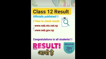 class 12 Result 2080 | how to check neb results 2080. | check result of class 12 2080 # result