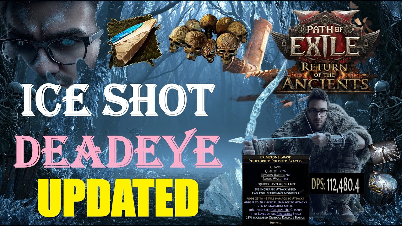 Path of Exile 2 - Uber Endgame UPDATE | ICE SHOT🧊 Deadeye is INSANE | CRIT Build