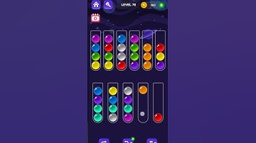 Ball Sort Master Game Level - 76 Without Boosters | Puzzle Games #entertainment #puzzle #games