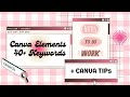 Best of Canva Elements Keywords | + Tips on How to Search for free Elements Only!