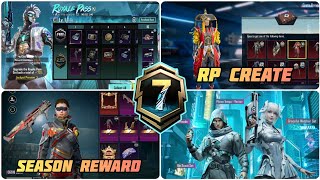 A7 ROYAL PASS 1 TO 100 RP REWARD IS HERE | C6S18 SEASON REWARD | RP CREATE ITEMS IS HERE