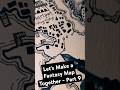 Let's Make A Fantasy Map Together - Part 9 #art #fantasymap #drawing