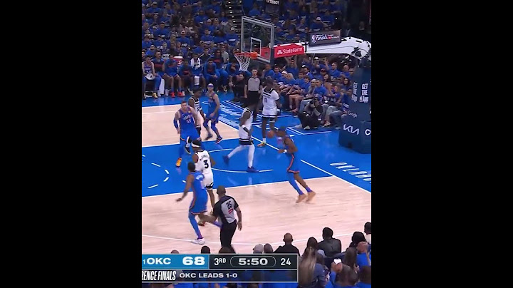 SGA puts on a clinic as OKC takes a 2-0 WCF lead over Wolves with 38 PTS, 8 AST & 3 REB ⚡..