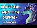 HOW TO DRAW: SilkWing - Wings of Fire - Featuring Blue - by Biohazardia