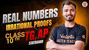 Real Numbers - Irrational Proofs | Class 10 AP & TS | Ranjith sir