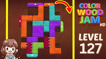 Color Wood Jam Level 127 Solution Walkthrough