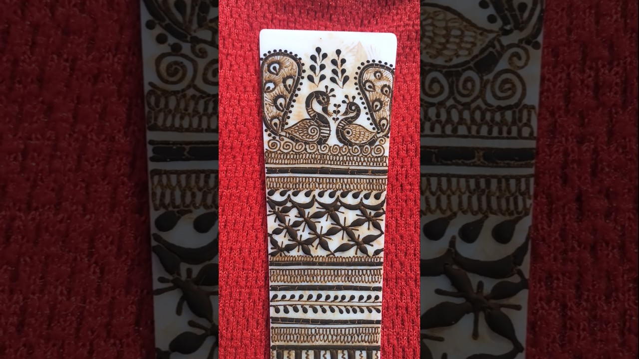 special wedding peacock mehandi design lagana kaise sikhe