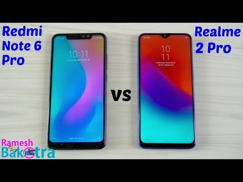 Xiaomi Redmi Note 6 Pro vs Realme 2 Pro SpeedTest and Camera Comparison