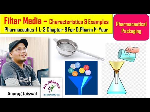 Filter Media, Filter Aid Characteristics & Example  | Filtration & Clarification  | L-3