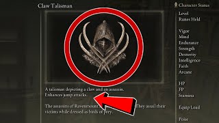 How To Get The Claw Talisman In Elden Ring To Enhance Your JUMP ATTACKS! l Tutorial For Beginners