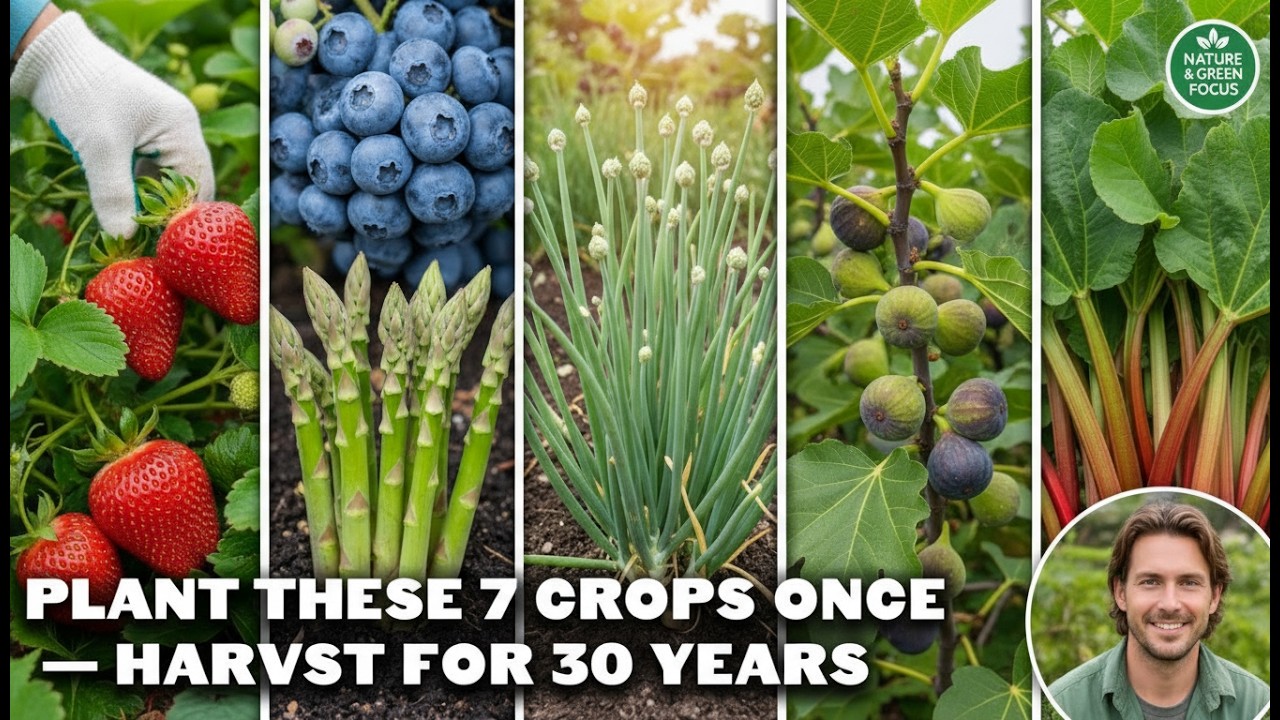 Plant These 7 Perennial Crops Once—Harvest Food for the Next 30 Years